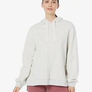 Sweaty Betty Revive Hoodie with Side Slits Gray Size 6 Small